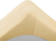 TEXTILOMANIE Crib Jersey cream 70 × 140 cm - Bedsheet