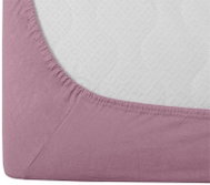 TEXTILOMANIE Crib Jersey pink 70 × 140 cm - Bedsheet