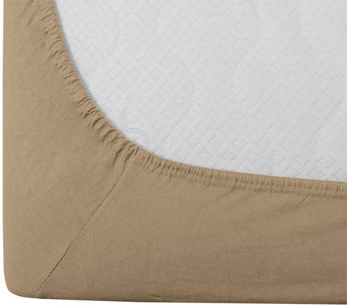TEXTILOMANIE Jersey EXCLUSIVE béžové 160 × 200 cm - Bedsheet - Main image
