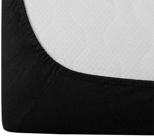 TEXTILOMANIE Jersey EXCLUSIVE černé 200 × 220 cm - Bedsheet - Main image