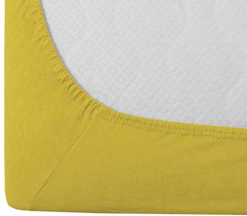 TEXTILOMANIE Jersey EXCLUSIVE žluté 180 × 200 cm - Bedsheet - Main image