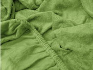 TEXTILOMANIE Terry sheet Exclusive green 180 × 200 cm - Bedsheet