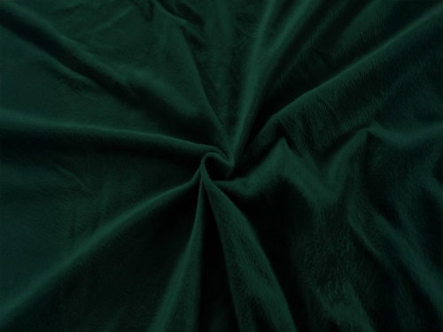 TEXTILOMANIE Sheet Nolvia microfleece 160 × 200 cm dark green - Bedsheet - Main image