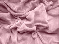 TEXTILOMANIE Soft microfleece sheet 90 × 200 cm pink - Bedsheet