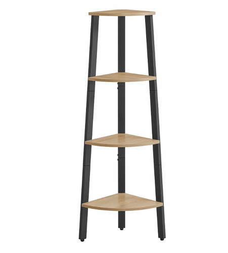 TEXTILOMANIA Taylor Sonoma Corner shelf 4 shelves, 125 × 34 cm - Shelving Unit - Main image