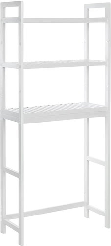 TEXTILOMANIE Tallo White bathroom shelf above washing machine and toilet - Shelving Unit - Main image
