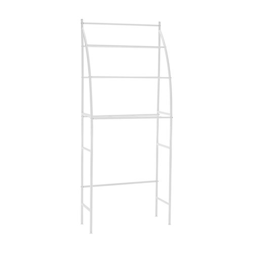 TEXTILOMANIE Herzberg Metal shelf above washing machine 65 × 166 cm white - Shelving Unit - Main image