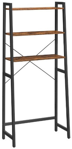 TEXTILOMANIE Taylor Shelf above the toilet brown, 3 shelves - Shelving Unit - Main image