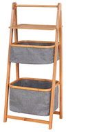 TEXTILOMANIA Telmina Shelf with shelf bamboo grey - Shelving Unit