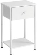 TEXTILOMANIE Slumber metal, white - Night Stand