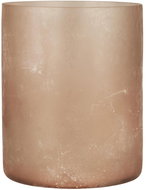 TEXTILOMANIA Pink glass candle holder Unique - Candlestick