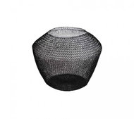 TEXTILOMANIA Black metal candle shade Nerrah Black - Candlestick