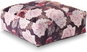Pillow Seat TEXTILOMANIE Velvet floor cushion MEREL 60 × 60 cm, purple - Sedací polštář