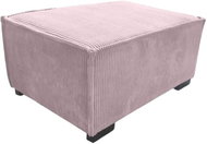 TEXTILOMANIE SMART stool, light pink - Ottoman