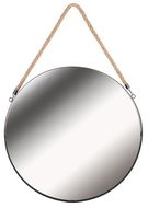 TEXTILOMANIE Mirror kulaté, černé, 50 cm - Zrcadlo