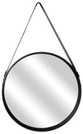 TEXTILOMANIA Nahad round, black, 50 cm - Mirror