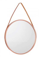 TEXTILOMANIA Rosea bronze, round, 45 cm - Mirror