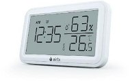 Airbi LINE - Szobahőmérő és páratartalom-mérő órával - fehér - Digitális hőmérő