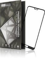 Tempered Glass Protector Frame for Huawei P20 Lite Black - Glass Screen Protector