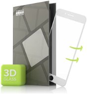 Tempered Glass Protector für iPhone 7 / 8 / SE 2022 / SE 2020 (Case Friendly) 3D GLASS, weiß - Schutzglas
