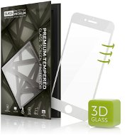 Tempered Glass Protector for iPhone 7+/ iPhone 8+ - 3D GLASS, White - Glass Screen Protector