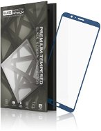 Tempered Glass Protector keretes, Honor View 10 készülékhez, kék - Üvegfólia