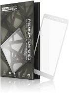 Tempered Glass Protector Sony Xperia XZ2 Compact készülékhez, keretes - fehér - Üvegfólia
