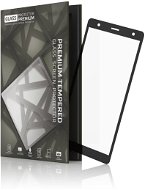 Tempered Glass Protector Sony Xperia XZ2 készülékhez, keretes - fekete - Üvegfólia