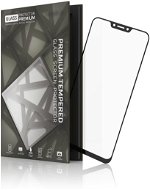 Tempered Glass Protector keretes, ASUS Zenfone 5 ZE620KL készülékhez, fekete - Üvegfólia
