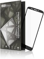 Tempered Glass Protector Rámčekové na Moto E5 Čierne - Ochranné sklo