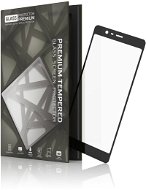 Gehärtetes Glas Protector Frames für Nokia 5.1 schwarz - Schutzglas