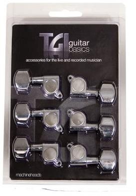 TGI TG416C tuning mechanics electric guitar 6 chrome - Guitar Mechanism - Main image