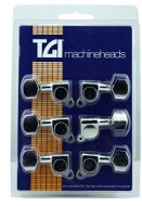 TGI TG415C Machine Heads für E-Gitarren - Chrom - Gitarren-Mechanik