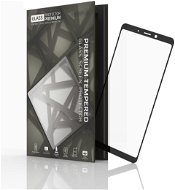 Tempered Glass Protector na Samsung Galaxy A9, Čierne - Ochranné sklo