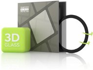 Tempered Glass Protector für Samsung Watch Active - 3D GLASS, Schwarz - Schutzglas