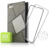 Tempered Glass Protector - Huawei Mate 50 Pro, 3D üveg + kameraüveg + beszerelő keret - Kamera védő fólia