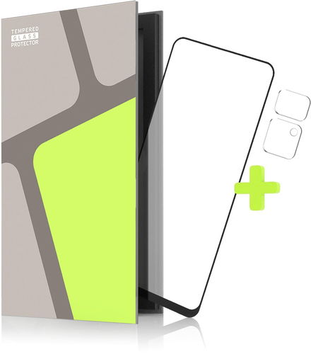 Tempered Glass Protector rámečkové pro Xiaomi Redmi Note 11S 5G + sklo na kameru, černé - Ochranné sklo - Hlavní obrázek