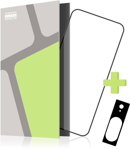 Tempered Glass Protector bezel for Google Pixel 8 5G, black - Glass Screen Protector - Main image