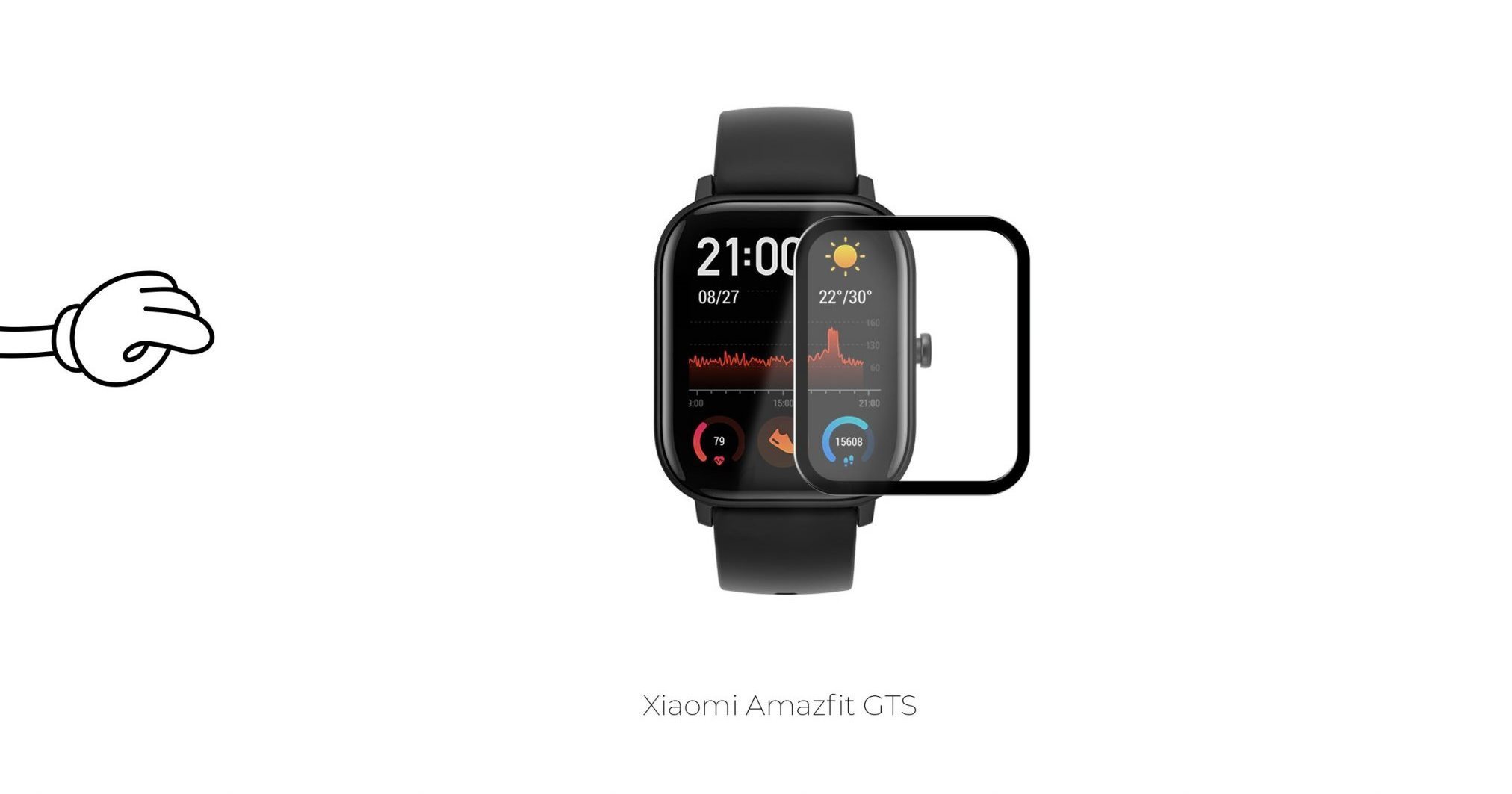 Xiaomi amazfit gts screen protector sale