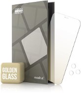 Tempered Glass Protector zrkadlové na iPhone 12 Pro Max, Zlaté + sklo na kameru - Ochranné sklo