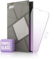 Tempered Glass Protector Spiegel für iPhone 12 mini, lila + Glas für Kamera - Schutzglas