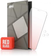 Tempered Glass Protector Mirror for iPhone 12/12 Pro, Red + Glass for Camera - Glass Screen Protector