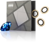 Tempered Glass Protector Saphir für iPhone 11 / 12 Kamera, gold - Objektiv-Schutzglas