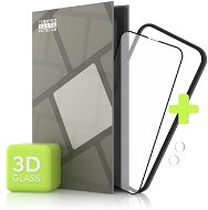 Tempered Glass Protector pre iPhone 13 mini, 3D Glass + sklo na kameru (Case Friendly) - Ochranné sklo
