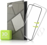Tempered Glass Protector Huawei P50 Pro 3D üvegfólia - keret, 3D Glass + kamera védő fólia + felhelyező keret - Üvegfólia