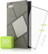 Tempered Glass Protector für Samsung S22 Ultra - 3D Glas + Kameraglas und Einbaurahmen - Schutzglas