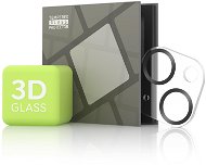 Gehärteter Glasschutz für iPhone 13 mini / 13 - 3D-Glas, schwarz (Case friendly) - Objektiv-Schutzglas
