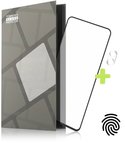 Tempered Glass Protector für Nothing Phone (1), mit Rahmen, schwarz + Schutzglas für die Kamera - Schutzglas - Hauptbild