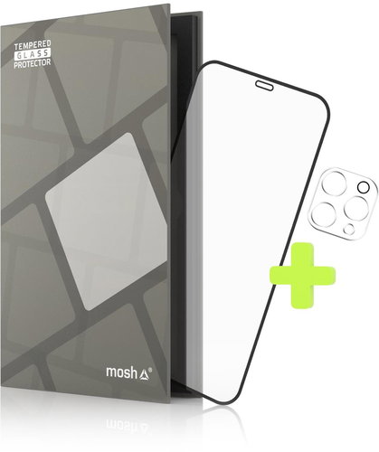 Tempered Glass Protector bezel for iPhone 12 Pro Max + camera glass (Case Friendly) - Glass Screen Protector - Main image