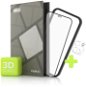 Tempered Glass Protector iPhone 12 Pro 3D üvegfólia + kamera védő fólia + felhelyező keret - Case Friendly - Üvegfólia